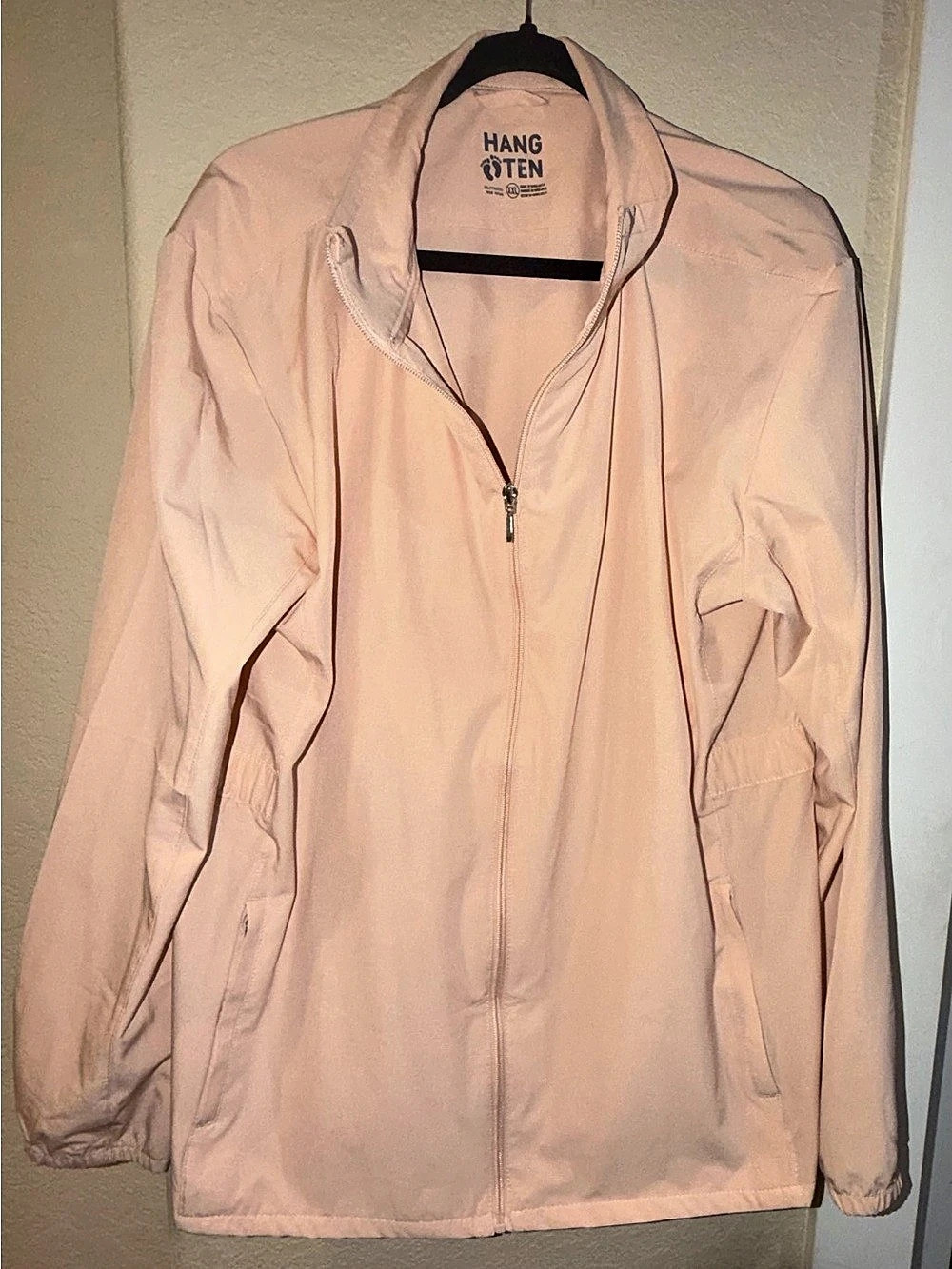 HANG TEN Pink Full-Zip Lightweight Jacket
